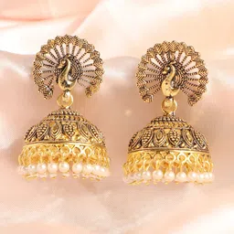 Anouk Contemporary Jhumkas Earrings-image-24