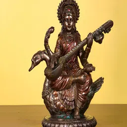 Craftlayout Gunmetal-Toned Religious Idol Showpiece-image-6