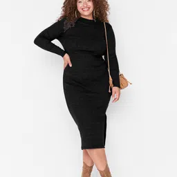 Trendyol Plus Size Bodycon Midi Dress-picture-10