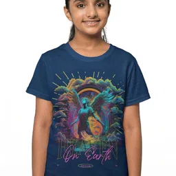 TeeSlix Unisex Navy Blue Tshirts-image-87