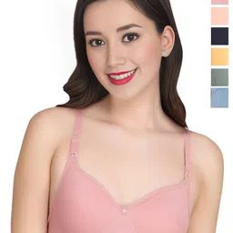 Liigne Women Solid Full Coverage Regular Bra-picture-22