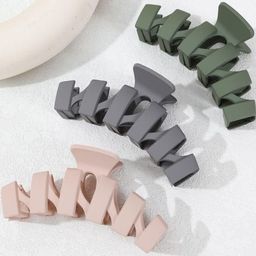 DIVASTRI Women Set of 3 Wavy Zigzag Hair Clip-picture-30