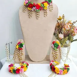 AGARWALPRODUCT Flower Jewellery Set-24
