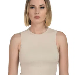elina Women Ribbed Cotton Fitted Crop Top-picture-56