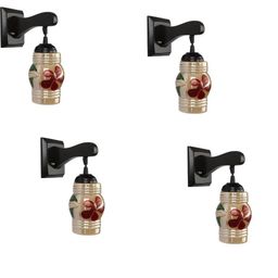 SOMIL Multi Glass Cylinder Printed Wall Lamps-image-22