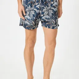 Koton Printed Mid Rise Shorts-image-70