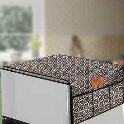 The Furnishing Tree Grey Plastic Refrigerator Cover-image-85