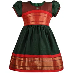 Wish Karo Satin A- Line Dress-picture-15