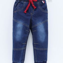 Olio Kids Full Length Denim Jogger Jeans - Blue-picture-1