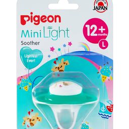 Pigeon Minilight Soother Large Size Giraffe Print - Green-23