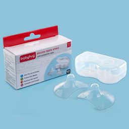 Babyhug Silicone Nipple Shield With Case - Pack of 2-14