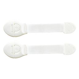 THE LITTLE LOOKERS Safety  Strap for Doors, Cabinets, Fridge, Drawers, Dustbin White - Pack of 2-picture-21