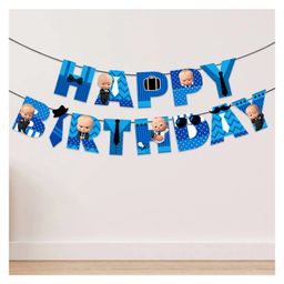 Zyozi Boss Baby Birthday Banner Blue - Length 120 cm-image-76
