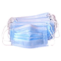 Advind Healthcare Non- Woven Disposable 3 Ply Surgical Mask With Melt Blown Fabric and Metal Nose Pin - Pack of 100-image-3