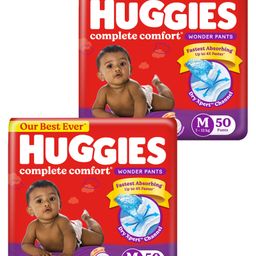 Huggies Wonder Pants Medium Pant Style Diapers - 50 Pieces  - (Pack of 2)-22
