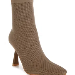 London Rag Women Casual Stiletto-Heeled Regular Boots-image-4