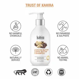 kahira Cocoa Butter Shea Butter Shampoo For Deep Conditioning - 300 ml image 5