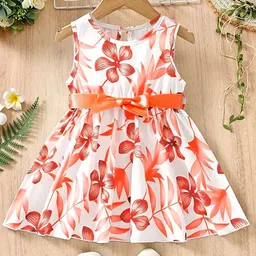 YK Floral Print Fit & Flare Dress-picture-18