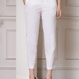 Indibelle Women Straight Fit Pleated Trousers-image-27