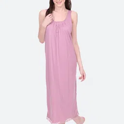 RedRose Women Sleeveless Maxi Nightdress-picture-31