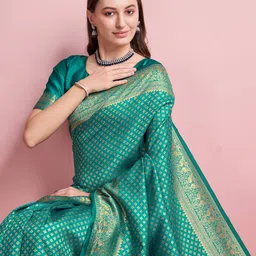Shreyansh creation Ethnic Motifs Woven Design Zari Banarasi Saree-36