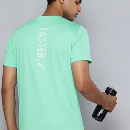 Puma Running Faster Typography Printed dryCELL Sports T-shirt-picture-23