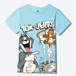 YK Warner Bros Boys Printed Applique T-shirt-picture-40