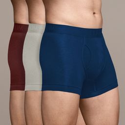 Heelium Pack Of 3 Mid-Rise Trunks DUP-P3-KEYHOLETRK-NBREDLG-S-2