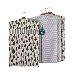 Aura Grey Set of 4 Regular Multi-Utility Organisers-14
