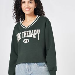 People Women Alphanumeric Printed Sweatshirt-picture-9