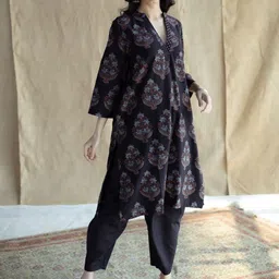 THE INDIAN ETHNIC CO Women Loose Fit Cotton Salwar-image-93