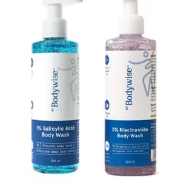 Be Bodywise Set of Niacinamide & Salicylic Acid Body Wash with Loofah - 250 ml each-34