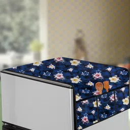 The Furnishing Tree Blue Plastic Refrigerator Cover-picture-42