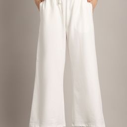 Rute Women Loose Fit Pleated Cotton Regular Trousers-image-71