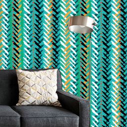 ArtzFolio Printed UV-Resistant Anti-Bacterial Chevron Peel & Stick Wallpaper-image-86