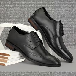 Varito Men Lace-Ups Leather Brogues Formal shoes-image-80
