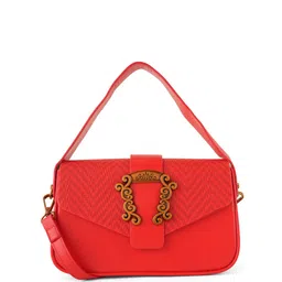 Flingo Checked PU Bucket Handheld Bag with image 5