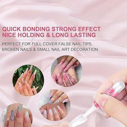 Coslifestore 24Pc Artificial Press On Nails With Matte Finish Design-Yellow & Metallic image 3