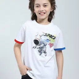Monte Carlo Boys Graphic Printed Round Neck T-shirt-picture-39
