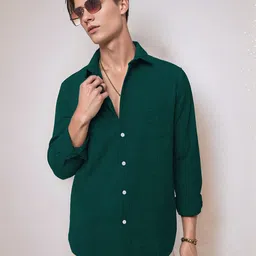 SAMRIZ Men Solid Spread Collar Casual Shirt-picture-11