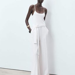 MANGO Belted Basic Jumpsuit-picture-24