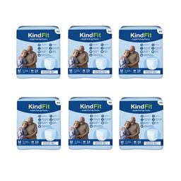 Kindfit Set Of 6 Antibacterial Adult Pull Up Pants Diapers - M - 10 Pcs Each-3
