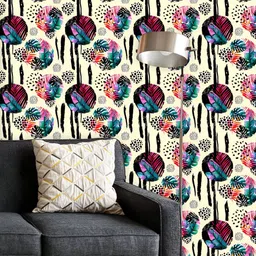 ArtzFolio Printed UV-Resistant Anti-Bacterial Abstract Memphis Peel & Stick Wallpaper-image-1