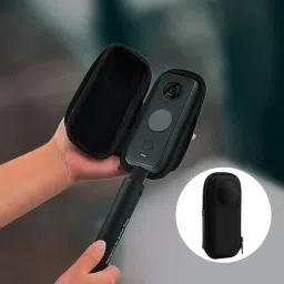 TECHGEAR ase for Insta360 ONE X3,Mini PU Hard Shell Box Protective Travel housing for Insta 360 X3 Action for Insta360 X3/X2 Camera Bag image 2