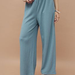 Ginger by Lifestyle Women Straight Fit Easy Wash Trousers-picture-41