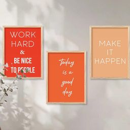 Motivational Wall Art With Frame Home Decor Wall Painting For Living Room Office Bedroom-image-67
