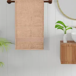 Bichauna Beige Cotton 400 GSM Bath Towel-picture-31