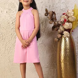 MINI & MING Halter Neck A-Line Midi Dress-26