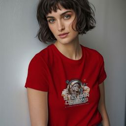 GRACE & JACK Typography Printed Round Neck Puff Print Regular Fit T-shirt-image-74