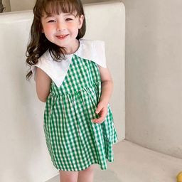 LULU & SKY Checked A-Line Dress-picture-25